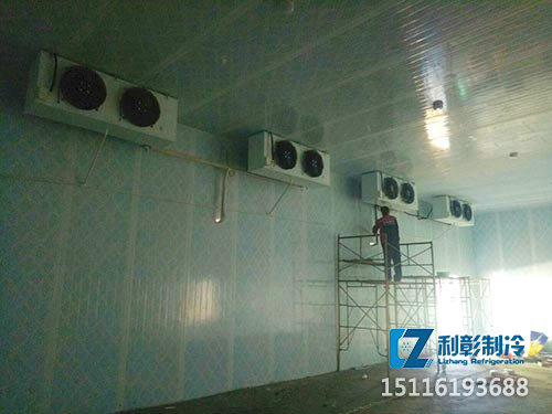 500吨冷库施工现场